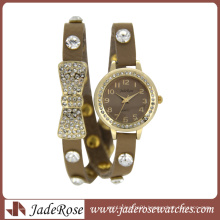 Leather Strap Band Wrap Fashion Ladies Watch